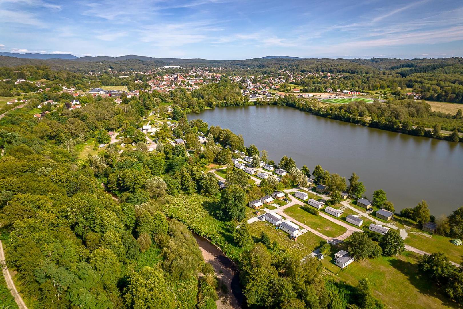 Camping Les Ballastieres - Vosges Du Sud Champagney Eksteriør bilde
